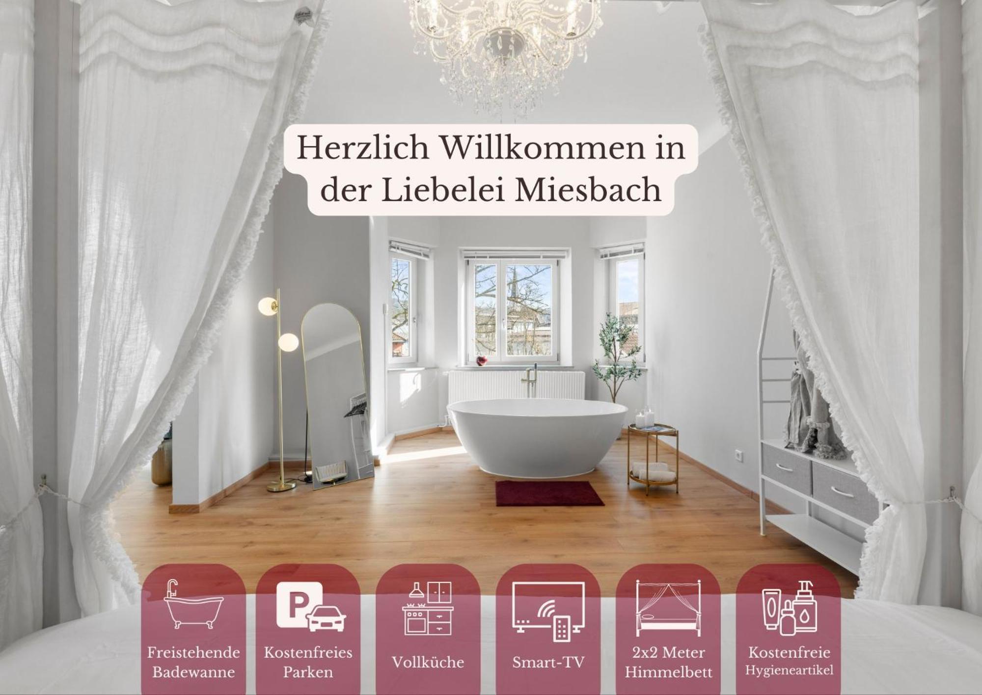 Liebelei Miesbach - Boutique-Apartment Mit Terrasse Im Zentrum Bagian luar foto